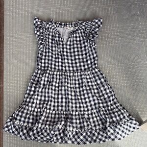 Vineyard Vines Black and White Off-the-Shoulder Sundress